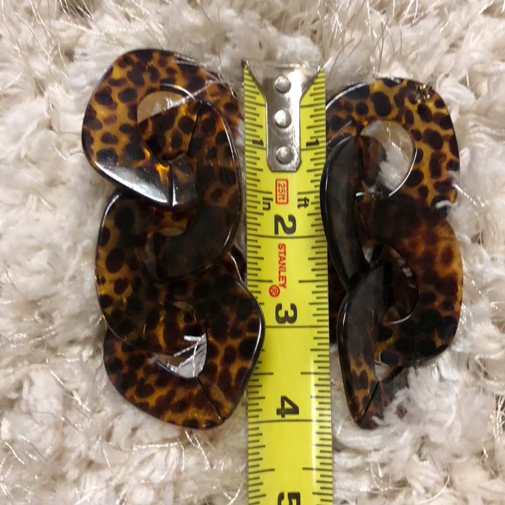 Statement Tortoise Earrings - image 5